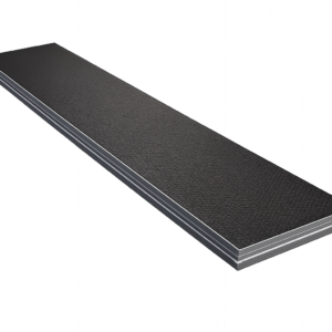 Global Truss GT Stage Deck 200x50 cm Bühnenpodest mit Aluminiumrahmen und rutschfester Oberfläche für professionelle Eventbühnen