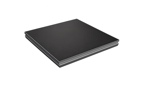 Global Truss GT Stage Deck 100x100 cm Bühnenpodest mit Aluminiumrahmen und rutschfester Oberfläche für professionelle Eventbühnen