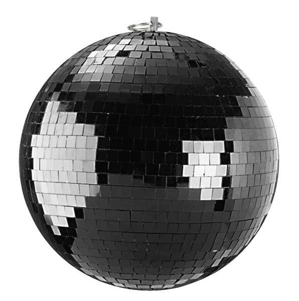 Mirror Ball 50 cm black