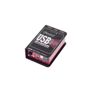 Radial USB-Pro Stereo DI Box mit USB Audio Interface für professionelle Audioanwendungen
