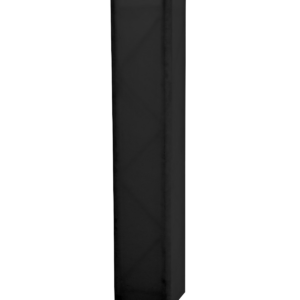 Schwarze Trusshusse mit Reißverschluss zur Verkleidung von Traversen bei Events