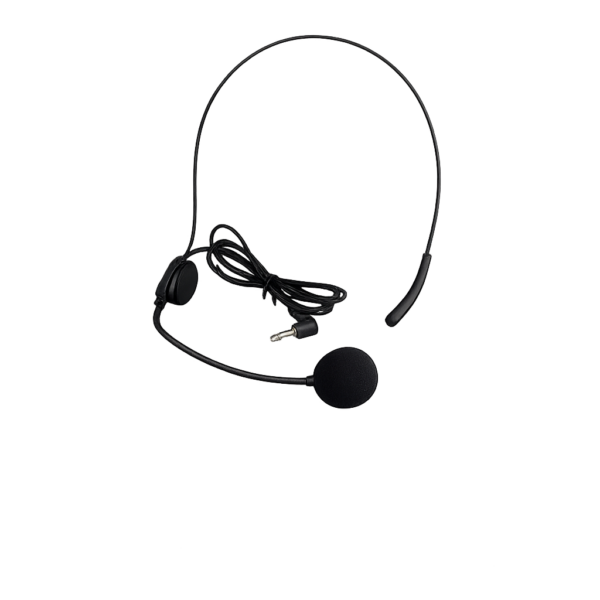 Headset-Mikrofon für Tourguide-Systeme mit leichtem Bügel für klare Sprachübertragung