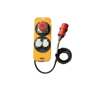 CEE16 Stromverteiler zur Verteilung eines 400V Starkstromanschlusses auf mehrere Steckdosen