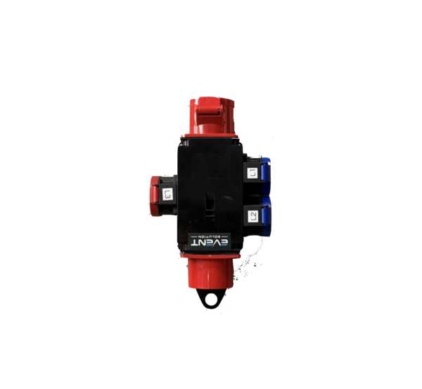 CEE16 Stromverteiler zur Verteilung eines 400V Starkstromanschlusses auf mehrere Steckdosen