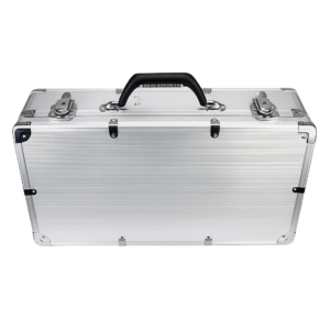 Ladekoffer für Tourguide-System zum gleichzeitigen Laden und Transport mehrerer Empfänger