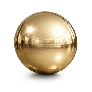 Aufblasbare goldene Spiegelkugel groß für Events