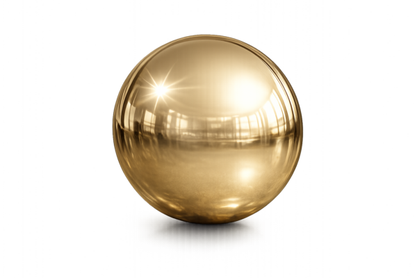 Aufblasbare goldene Spiegelkugel groß für Events