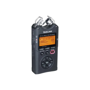 Der Tascam DR-40 Recorder ist ein tragbarer Audio-Recorder für hochwertige Tonaufnahmen in verschiedenen Produktionsumgebungen. Das Gerät eignet sich ideal für Interviews, Konferenzen, Videoproduktionen sowie für Mitschnitte bei Veranstaltungen. Dank der integrierten Mikrofone und der kompakten Bauweise ist der Recorder eine flexible Lösung für professionelle Audioaufnahmen in der Event- und Medientechnik.